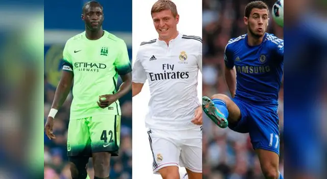 Yaya Touré, Toni Kroos, Eden Hazard, en el once de suplentes de la FIFA Yaya Touré, Toni Kroos, Eden Hazard, en el once de suplentes de la FIFA