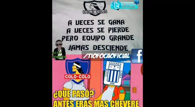 Universitario vs. Colo Colo, memes del partido