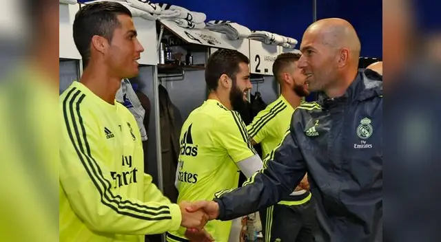 Cristiano Ronaldo y Zinedine Zidane Cristiano Ronaldo y Zinedine Zidane