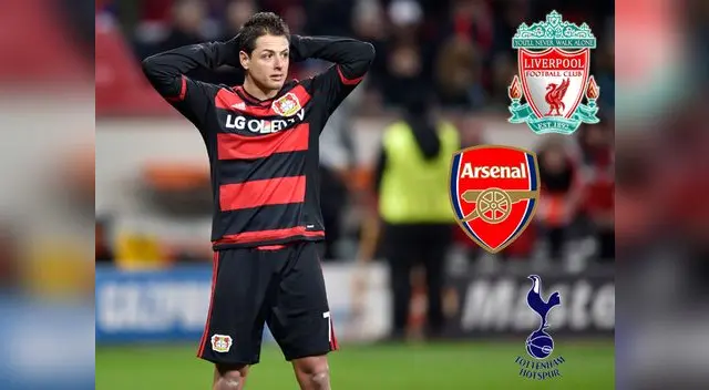 El Liverpool quiere a "Chicharito" pero el Arsenal y Tottenham se meten en la pelea El Liverpool quiere a "Chicharito" pero el Arsenal y Tottenham se meten en la pelea