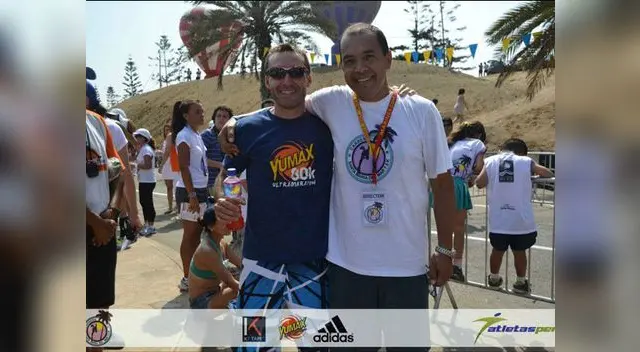 A la derecha, Carlos Ibáñez, director de la Santa María 7.5k, la prueba que inicia el calendario running del 2016. A la derecha, Carlos Ibáñez, director de la Santa María 7.5k, la prueba que inicia el calendario running del 2016.