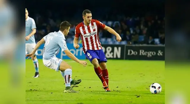 Atlético Madrid vs. Celta de Vigo: Koke jugó un regular partido Atlético Madrid vs. Celta de Vigo: Koke jugó un regular partido