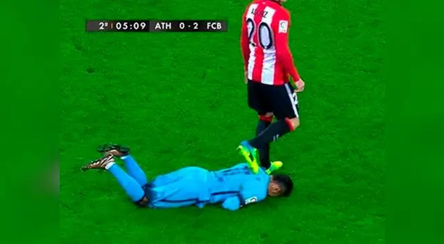 Jugador vasco pudo haber sido expulsado Jugador vasco pudo haber sido expulsado