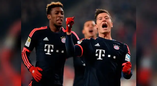 Bayern Múnich venció 2-1 al Hamburgo con doblete de Robert Lewandowski. Bayern Múnich venció 2-1 al Hamburgo con doblete de Robert Lewandowski.