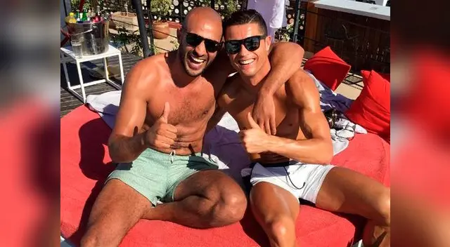 Cristiano y su gran amigo Badr Hari Cristiano y su gran amigo Badr Hari
