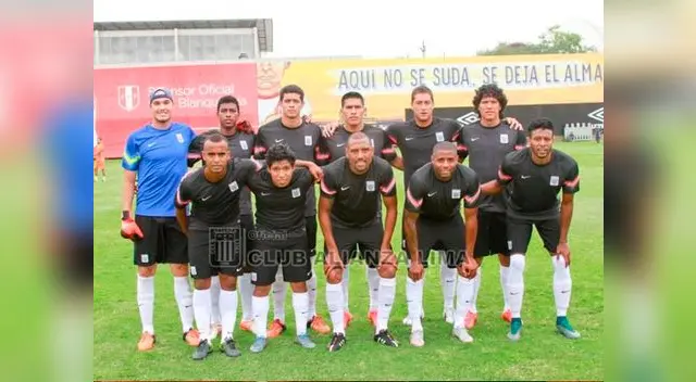 Formación de alianza Lima frente a Deportivo Municipal