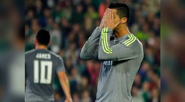 Real Madrid vs. Real Betis: la impotencia de Cristiano Ronaldo tras perderse el empate.