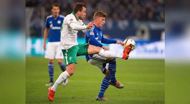 Schalke 04 vs. Werder Bremen: por momentos se puso trabado el partido 