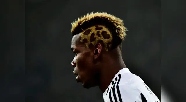 Paul Pogba, protagonista por su peinado de leopardo