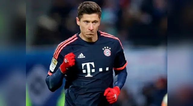 Robert Lewandowski festeja un gol con el Bayern Múnich Robert Lewandowski festeja un gol con el Bayern Múnich