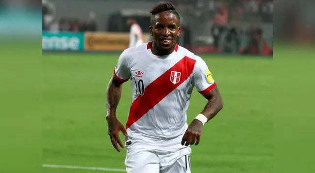 Jefferson Farfán celebra un gol con la Selección Peruana por Eliminatorias. Jefferson Farfán celebra un gol con la Selección Peruana por Eliminatorias.