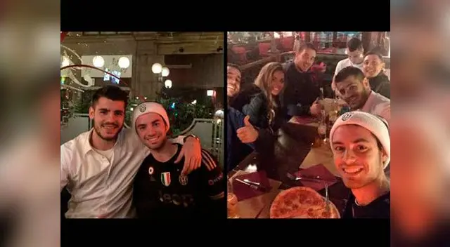 Álvaro Morata y el fanático que conoció en un restaurante Álvaro Morata y el fanático que conoció en un restaurante