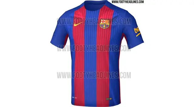 La camiseta del Barcelona 2016-17 tendrá cuello redondo. La camiseta del Barcelona 2016-17 tendrá cuello redondo.