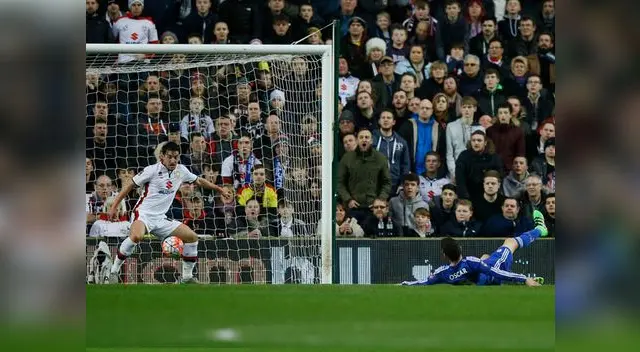 Chelsea vs. MK Dons: momento de Oscar cuando abre la cuenta Chelsea vs. MK Dons: momento de Oscar cuando abre la cuenta