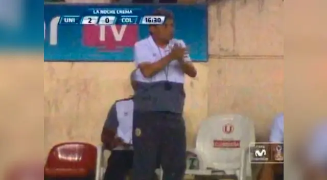 Roberto Chale celebrando el gol de Guastavino Roberto Chale celebrando el gol de Guastavino