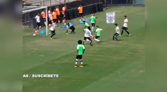 Alianza Lima en partido de preparación con su reserva