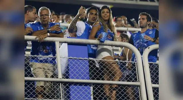 Jugador del Flamengo estuvo siempre acompañado por su novia Alondra Jugador del Flamengo estuvo siempre acompañado por su novia Alondra