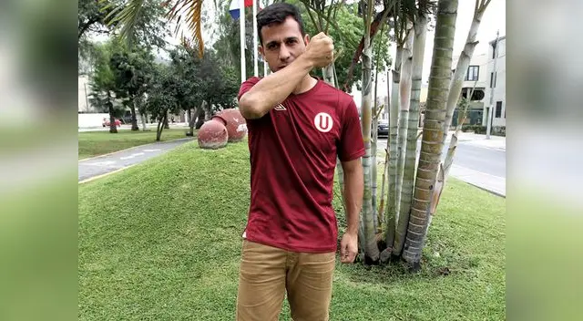 Diego tiene tatuado el nombre de Thiago, su primer hijo y su cábala para anotar por los cremas. Diego tiene tatuado el nombre de Thiago, su primer hijo y su cábala para anotar por los cremas.