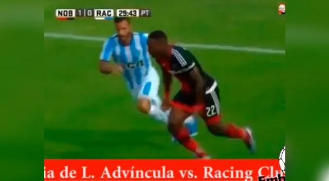 Luis Advíncula juega con lateral volante en el Newell's Old Boys.