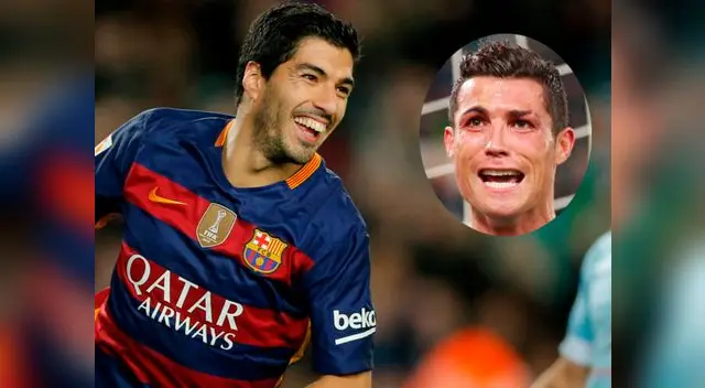 Luis Suárez dejó atrás a Cristiano Ronaldo