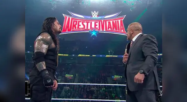 Roman Reigns y Triple H se enfrentarán en el evento principal de Wrestlemania. Roman Reigns y Triple H se enfrentarán en el evento principal de Wrestlemania.