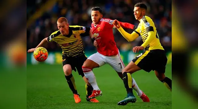 Manchester United vs. Watford EN VIVO ONLINE: chocan por Premier League Manchester United vs. Watford EN VIVO ONLINE: chocan por Premier League