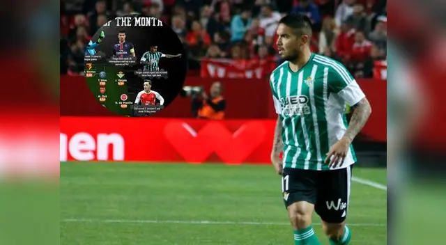 Juan Vargas fue incluído junto a Messi y Suárez en el once ideal de Europa Juan Vargas fue incluído junto a Messi y Suárez en el once ideal de Europa