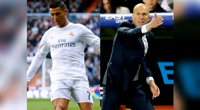 DIscusión en pleno partido entre Cristiano y Zidane DIscusión en pleno partido entre Cristiano y Zidane