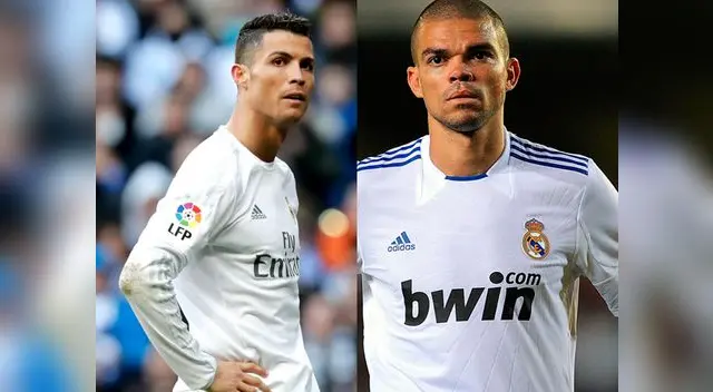 Ronaldo y Pepe enfrascados en duelo