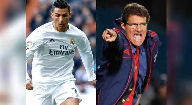 Cristiano Ronaldo y Fabio Capello enfrentados. Cristiano Ronaldo y Fabio Capello enfrentados.