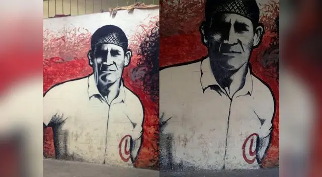 Universitario: Hinchas 'cremas' limpian murales dañados por hinchas de Alianza Lima Universitario: Hinchas 'cremas' limpian murales dañados por hinchas de Alianza Lima