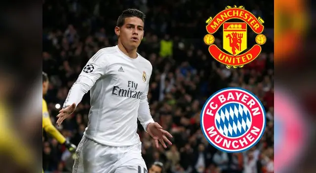 Real Madrid: James Rodríguez interesa a Bayern Múnich y Manchester United Real Madrid: James Rodríguez interesa a Bayern Múnich y Manchester United