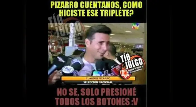 Memes sobre la lesión de Claudio Pizarro