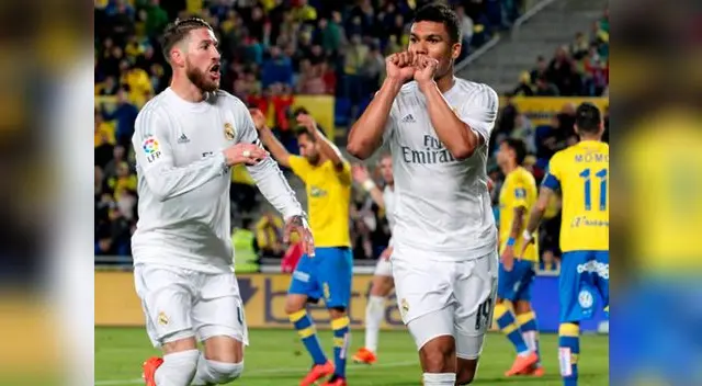 Real Madrid venció agónicamente 2-1 a Las Palmas por Liga BBVA.