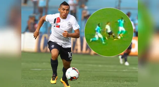 Joel Sánchez deja desairado a Pedro Aquino tras su genial huacha. Joel Sánchez deja desairado a Pedro Aquino tras su genial huacha.