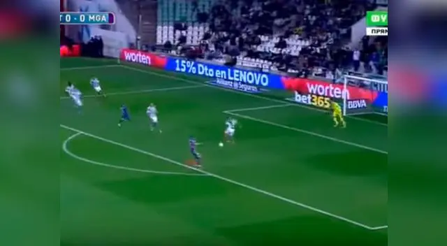Vargas jugó todo el partido ante el Málaga Vargas jugó todo el partido ante el Málaga