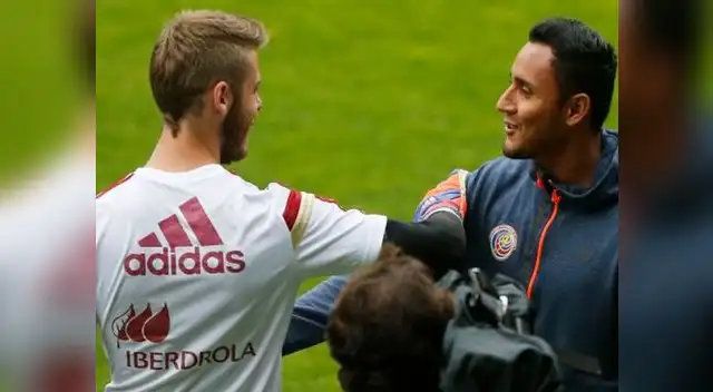 La obsesión de Florentino Pérez por David De Gea dejaría fuera del equipo a Keylor Navas, quien ayer atajó un penal. La obsesión de Florentino Pérez por David De Gea dejaría fuera del equipo a Keylor Navas, quien ayer atajó un penal.