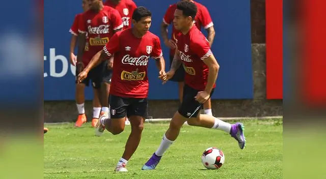 Universitario: Édison Flores se luce en los entrenamientos de la selección peruana Universitario: Édison Flores se luce en los entrenamientos de la selección peruana
