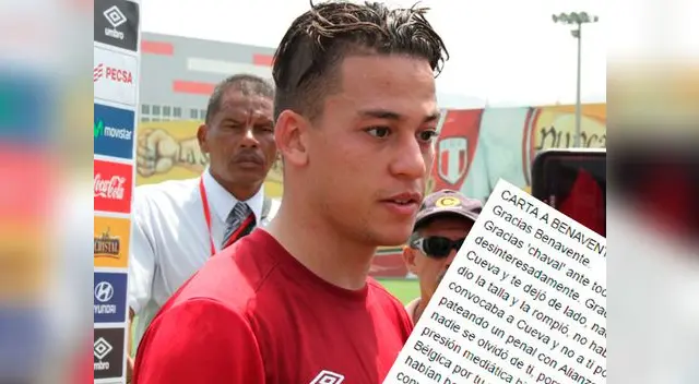 Cristian Benavente: una hincha le dedica emotiva carta por su 'postergación' en la Selección Peruana