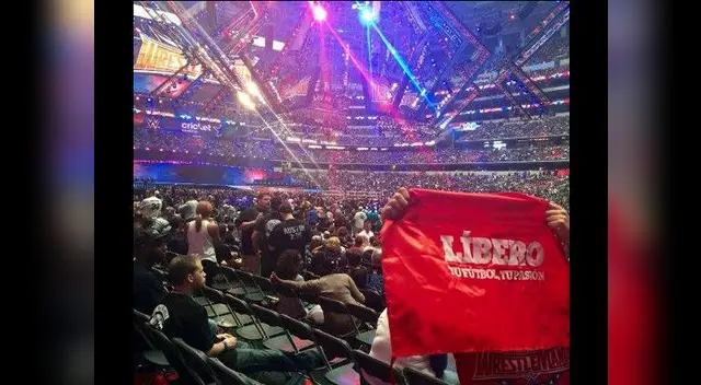 Wrestlemania 32: Líbero estuvo presente en el evento más grande de la WWE Wrestlemania 32: Líbero estuvo presente en el evento más grande de la WWE