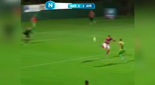 Jordan Blondel regaló esta "pinturita". 