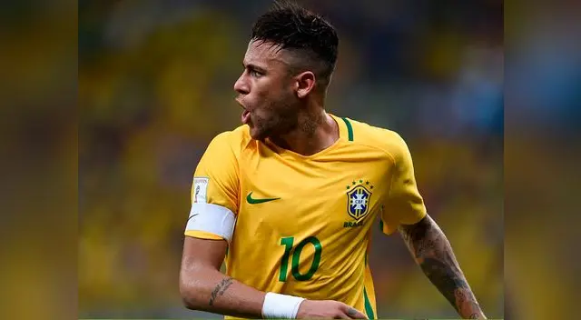 Neymar, molesto en el Brasil vs. Uruguay por Eliminatorias a Rusia 2018.