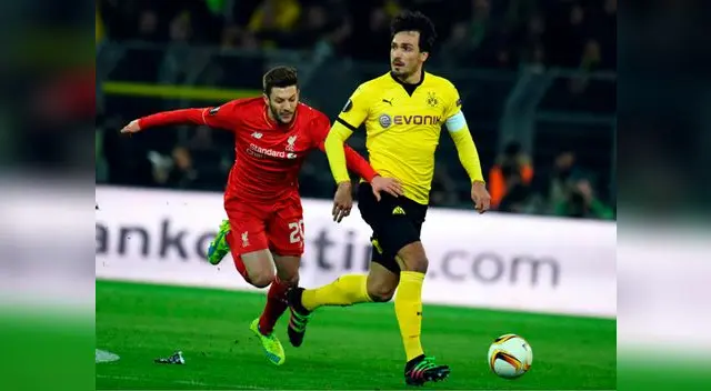 Borussia Dortmund empató 1-1 ante Liverpool por Europa League. Borussia Dortmund empató 1-1 ante Liverpool por Europa League.