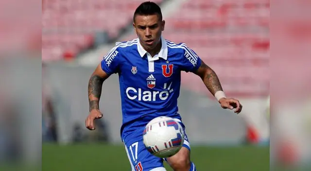 Joao Ortiz juega en la "U" de Chile desde 2014.