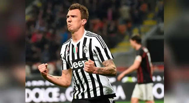 AC Milan vs. Juventus : croata tras marcar el empate AC Milan vs. Juventus : croata tras marcar el empate