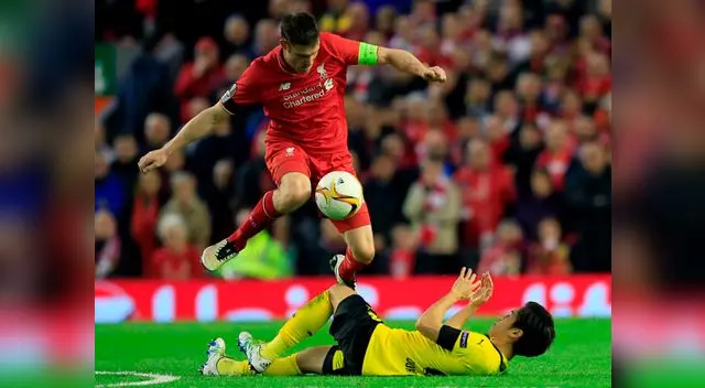James Milner supera la marca de Shinji Kagawa. James Milner supera la marca de Shinji Kagawa.