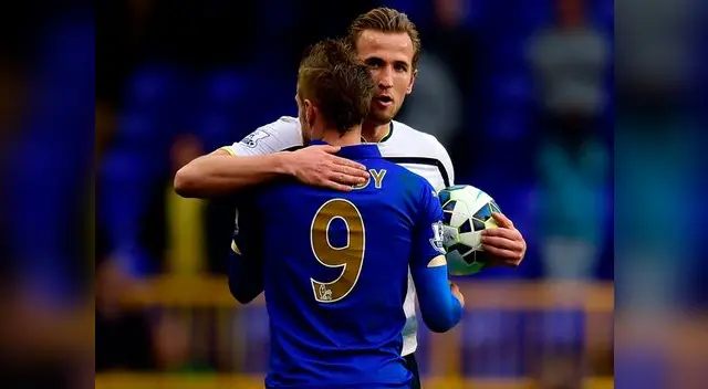 Jamie Vardy y Harry Kane jugaron juntos hace un par de años en el Leicester City. Jamie Vardy y Harry Kane jugaron juntos hace un par de años en el Leicester City.