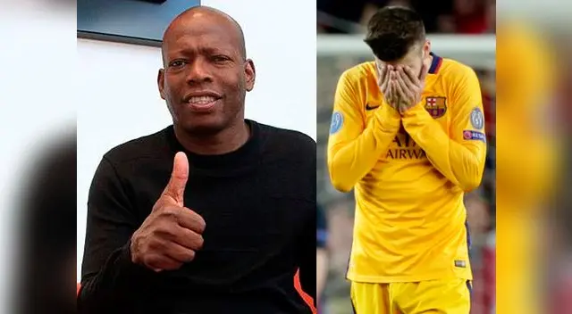 Faustino Asprilla no quiso perder la oportunidad de vacilar a Gerard Piqué tras el KO del Barcelona en Europa. Faustino Asprilla no quiso perder la oportunidad de vacilar a Gerard Piqué tras el KO del Barcelona en Europa.