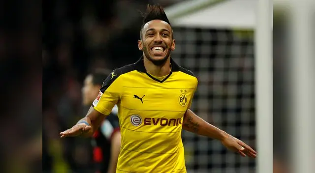 Aubameyang lleva 37 goles en la temporada con el Borussia Dortmund. Aubameyang lleva 37 goles en la temporada con el Borussia Dortmund.