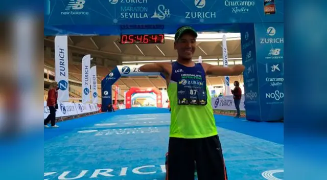 El huancavelicano logró su clasificación a Río 2016 tras clasificar en el Maratón de Sevilla.